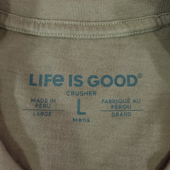 NWT Life is Good Mens Large May the Course be with You SS Crusher Tee Shirt - Picture 9 of 12